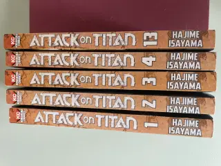 Attack on Titan 1,2,3,4,13