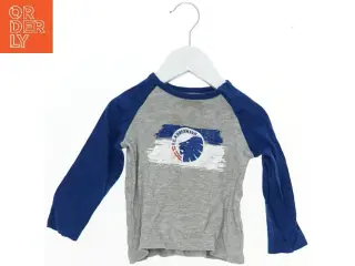 Langærmet T-shirt med F.C. København logo fra FCK (str. 80)