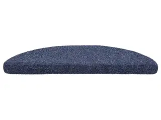Selvklæbende trappemåtter 15 stk. nålenagle 56x17x3 cm blå