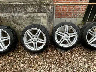 Flotte 17” Audi + Mercedes vinter alufælge med god