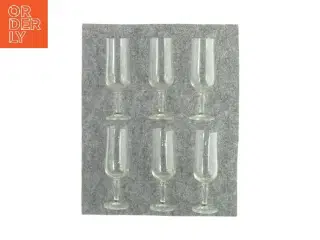 Hvidvinsglas (6 stk) fra Lausitz (str. HØ 17x5,5 cm)