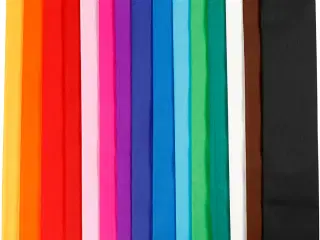 Crepepapir, L: 2,5 M, B: 50 cm, 22 g, ass. farver, 15læg/ 1 pk.