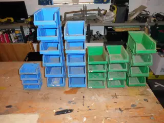 Brugte plastskuffer Raaco