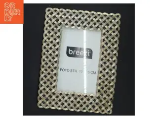 Fotoramme i flettet design (str. 22x16x1 cm)