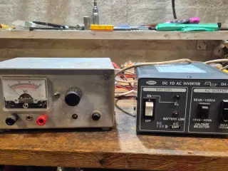 Variabel AC-strømforsyning + DC-til-AC inverter