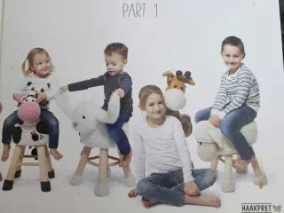 Aminimal Stool Chrochet / Hæklede DyreStole