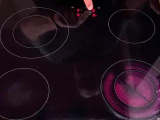 Keramiskplade med 4 blus 