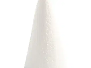 Kegle, H: 11 cm, diam. 5,5 cm, hvid, 5stk./ 1 pk.