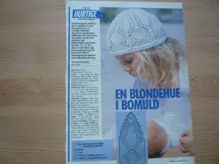 Yndig blondehue i bomuld