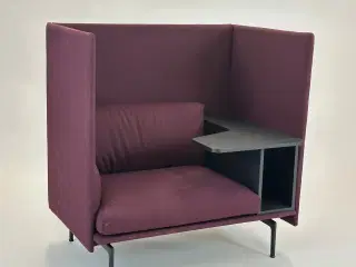 Muuto Outline Highback Work 100 Sofa (Lilla)