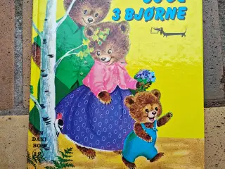 Guldlok og de 3 Bjørne Bog fra 1977
