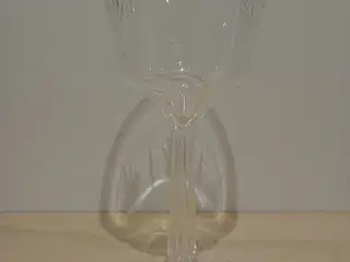 Rødvinsglas i krystal