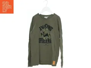 Langærmet Amazing Spider-Man T-shirt fra Wheat (str. 152)
