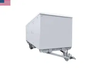 Toilet-badvogn 2x4 bad med oliefyr