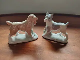 Søde porcelænshunde