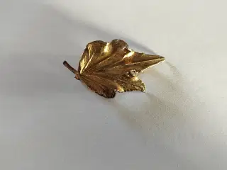 Super Smuk Forgyldt Sølv Broche