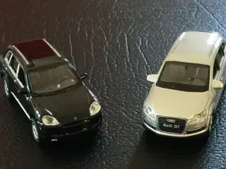 Audi Q7 og Porsche Cayenne Turbo