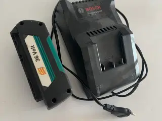 Bosch 36Volt batteri 1,3 Ah inkl. lader
