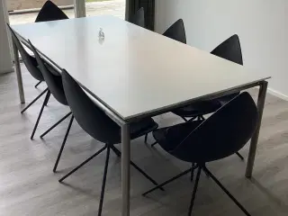 Spisebord, hvidt