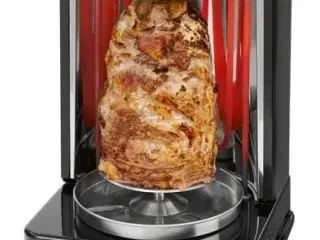 Elgrill Clatronic DVG 3686 – roterende vertikal grill, 1.400 W, sort