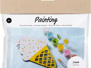 Mini DIY Kit: Mal Isvaffel i Ass. Farver