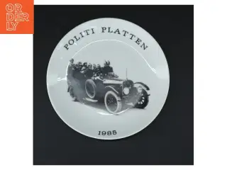 Politi Platten 1985 platte (str. Ø 19,5 cm)