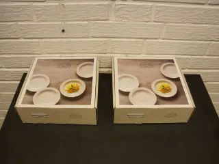 8 stk. Tallerkner
