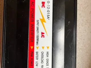 Omformer 12V til 220