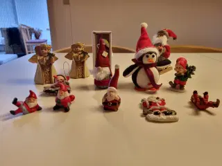 Diverse små julefigurer