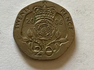 20 Pence England 2006