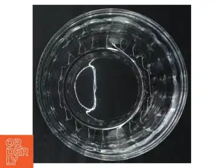 Gennemsigtig glas skål (str. Ø. 18. cm)