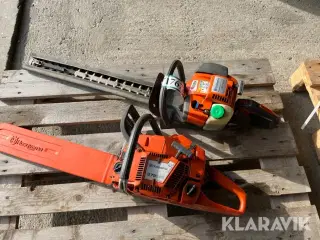 Hækklipper/Motorsav Husqvarna 375XPG-325HD60