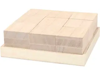 Træklodser, str. 4x4x4 cm, 9stk./ 1 pk.