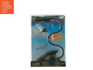LED læselampe med klemme (str. 14,5 x 10 x 4,5 cm)