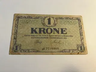 1 Krone 1921 Danmark