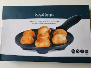 Støbejerns æbleskive pande 