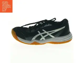 Håndboldsko,  sportsko med  “non marking sole”med gummisål fra Asics (str. 37,5)