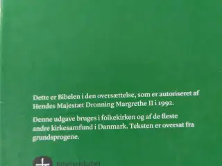Helt ny bibel sælges