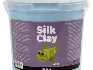 Silk Clay®, neon blå, 650g/ 1 spand