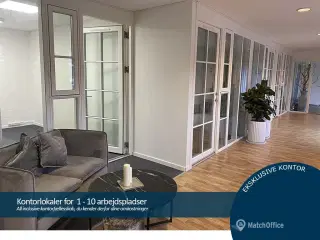 Kontorhotel til leje på Fyn med 24/7 adgang og faciliteter.