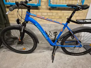 Blå mountainbike cykel str 21/27,5