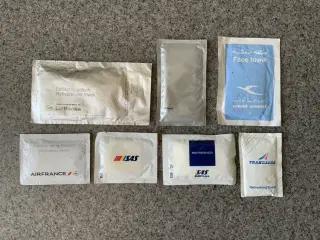 Retro servietter fra verdens flyveselskaber