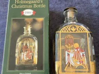 Holmegaard juleflaske 1989