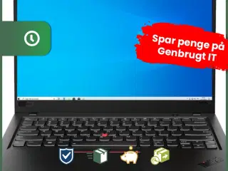 14" Lenovo ThinkPad X1 Carbon 7th Gen - Intel i7 8265U 1.6GHz 256GB SSD 16GB Win11 Pro - Grade B