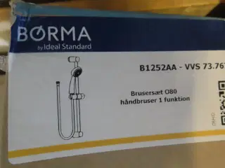 11 stk. Brusersæt (ikke med armatur)
