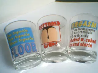 Glas, Snaps, shot - 6 stk.