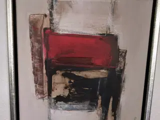 2 stk. Maleri. 34X34 Sælges samlet