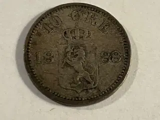 10 øre 1888 Norge