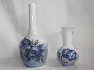 Vase med blå snerler fra Royal Copenhagen