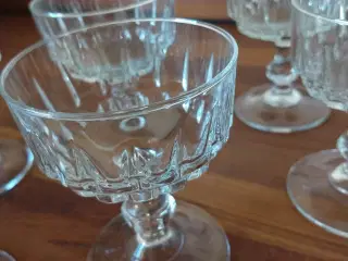 6 vin/dessert glas
